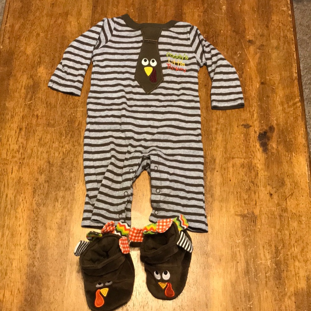 Thanksgiving outfit & booties